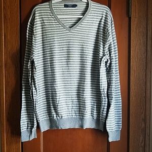 J. Crew mens Vneck sweater cotton/cashmere